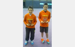  Cédric et Thomas sont vice-champions de l'Ain dans leurs catégories d'âge