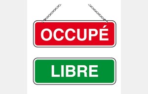 Disponibilités des terrains en salle