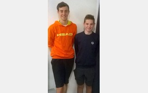 Ewan et Cédric en Championnat Prénational des 15/16 ans