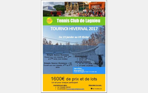 Tournoi d'Hiver du 15/01 au 05/02/2017