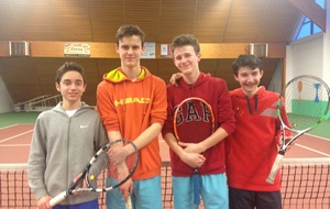 Théo et Antoine en finale des championnats de l'Ain 15/16 ans !