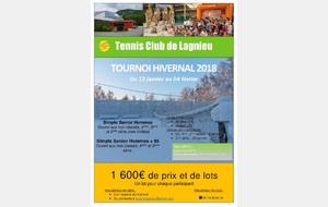 Tournoi d'Hiver du 13 janvier au 04 février 2018