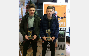 Victoire de Cédric et Thomas au Tournoi jeunes d'Oyonnax