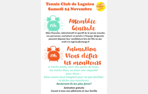 Assemblée Générale du TC Lagnieu