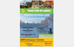 Tournoi hiver 2020