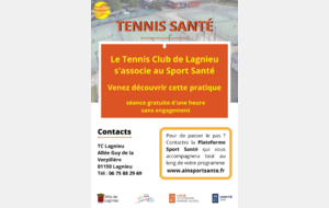 Tennis santé au TC Lagnieu