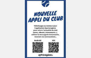 Retrouvez les infos de votre club sur l'application SportsRégions