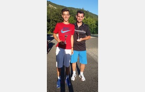 Vainqueurs Double Messieurs (Ewan & Marc Viallon - TC Lagnieu)