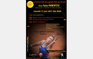 Le TC Lagnieu fête ses 50 ans avec Pauline Parmentier