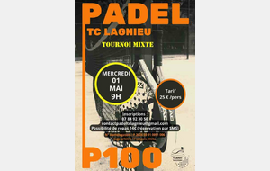 Tournoi Padel P100 Mixte