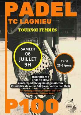 Tournoi Padel P100 Femmes