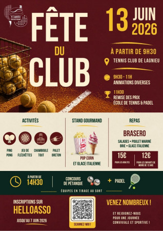 Le samedi 13 juin, on fête le club !