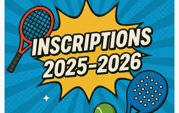 Inscriptions pour la saison 2025 / 2026