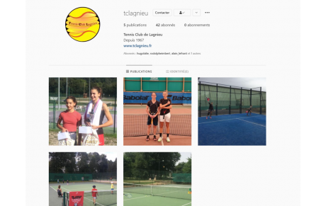 Le TC Lagnieu s'ouvre à Instagram
