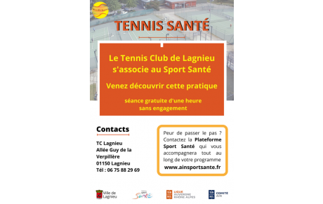 Tennis santé au TC Lagnieu