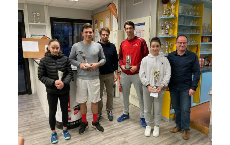 De belles finales pour notre tournoi d'hiver