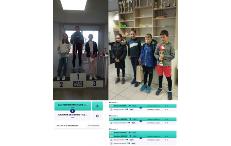 Beaucoup d'événement ce week end pour nos adhérents 🙂