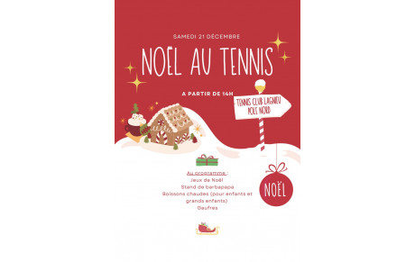 Fête de Noël le 21/12 au club